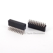 2x10 Pin 2.54mm Double Row Right Angle Female Pin Header