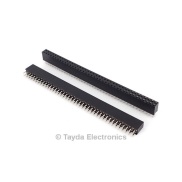 2x40 Pin 2.54mm Double Row Female Pin Header