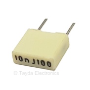 0.01uF 10nF 100V 5% Polyester Film Box Type Capacitor