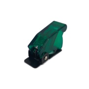 Flip-up Aircraft Switch Cover Green Transparent Color