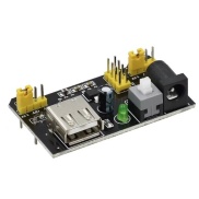 Breadboard Power Supply Module Black