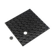 Rubber Feet Black 64pcs/Block Size 12MMx4MM for Enclosure