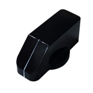EQP-1A Black Knob 38x16mm Shaft Hole 6.4mm