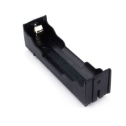 1x18650 Lithium Battery Holder Case Black 3.7V PCB 2 Pin