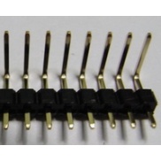 40 Pin 2.54mm Right Angle Single Row Pin Header