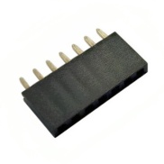 7 Pin 2.54mm Single Row Female Pin Header