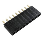 9 Pin 2.54mm Single Row Female Pin Header