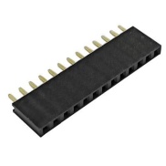 13 Pin 2.54mm Single Row Female Pin Header