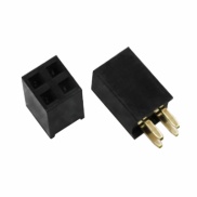 2x2 Pin 2.54mm Double Row Female Pin Header Straight