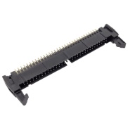 64 Pin P.C. Board Header Connector 2.54mm with Latches 