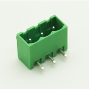 3 Pin Male Plug-In Type Vertical Terminal Block 5.08mm Side Close 5EHDRC