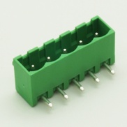 5 Pin Male Plug-In Type Vertical Terminal Block 5.08mm Side Close 5EHDRC