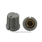 KN8F Grey Knob 16x15mm