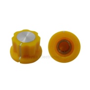 Boss Style Yellow Knob 20x12mm