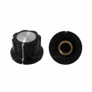 Boss Style Black Knob 20x12mm