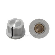 Boss Style White Knob 20x12mm
