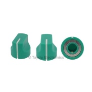KN1611 ABS Green Knob 17x15mm
