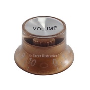 Gold Gibson SG Style Knob with Volume Label
