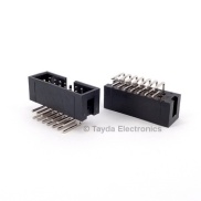 14 Pin Box Header Connector 2.54mm Right Angle 2*7pin