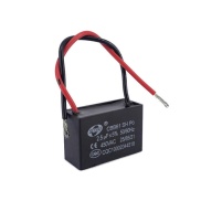 CBB61 Fan Capacitor 2.5uF 5% 450VAC 50/60Hz with Wire leads