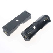 1 x AA Battery Holder Black With Pins
