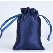 Blue Satin Bag 13*18cm