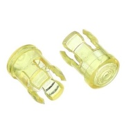 3mm LED Lampshade Protector Yellow Plastic Clip