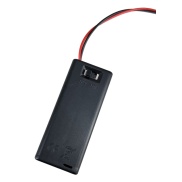 2 x AAA Battery Holder Black with Cover and ON/OFF Switch 