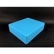 1590XX Style Aluminum Diecast Enclosure MATTE LIGHT BLUE