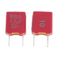 1uF 50V 10% Polyester Film Box Type Capacitor WIMA MKS2