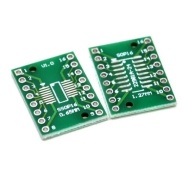 SSOP/SOP 16 pin adapter board to DIP-16