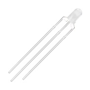 Bi-color LED Red/Green 3mm Common Cathode 