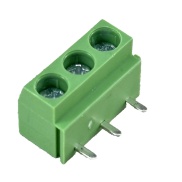 DG126 Screw Terminal Block 3 Positions 5mm Right Angle