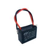CBB61 Fan Capacitor 3.0uF 5% 450VAC 50/60Hz with Wire leads
