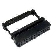 24 Pins IDC Socket Connector 2.54mm 2*12Pin