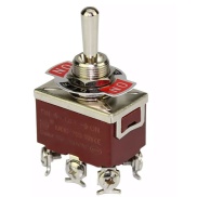 Toggle Switch DPDT On-Off-On 15A 250V