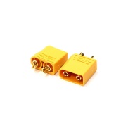 XT-90 Male Bullet Connector Plug Gold Plated