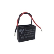 CBB61 Fan Capacitor 4uF 5% 450VAC 50/60Hz with Wire leads