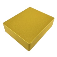 1590XX Style Aluminum Diecast Enclosure Metallic Golden water texture