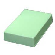 1590DD Style Aluminum Diecast Enclosure Pastel Light Green