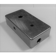 TYPE 1 DRILLED 1590B BARE ENCLOSURE WITH SIDE AND TOP JACKS