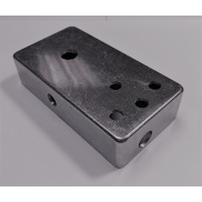TYPE 4 DRILLED 1590B WHITE ENCLOSURE WITH SIDE AND TOP JACKS