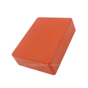 1590BB Style Aluminum Diecast Enclosure Burnt Orange