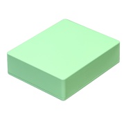 1590XX Style Aluminum Diecast Enclosure Pastel Light Green