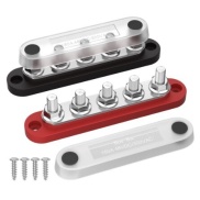 150A Red Busbar Power Block 5 channel M6(1/4") Connector for Car