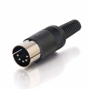 5 Pin MIDI connector Male 180°