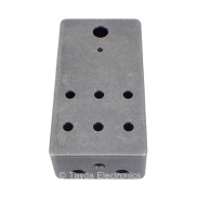 COPPER HAMMER Drilled Enclosure for PedalPCB 6 Knob Type 1