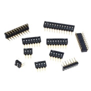 Black Dip Switch 6 Positions Gold Plated Contacts Top Actuated