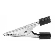 Insulated Crocodile Clip Black Color 50mm 10A 