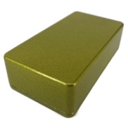 1590B Style Aluminum Diecast Enclosure METALLIC CANDY YELLOW